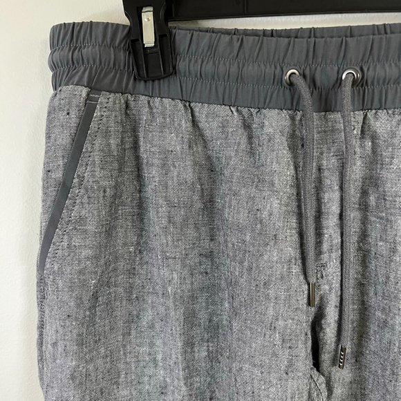 Athleta Linen Pants – Gray – 12P - Picture 3 of 5